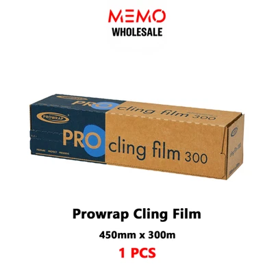 Prowrap Catering Cling Film 450mm x 300m Food Wrap Roll 1 PCS