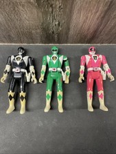 1993 Mighty Morphin Power Rangers Flip Head Figures Vintage Bandai Lot x3 READ