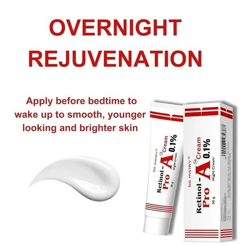 Crema de Noche Gel Retinol 0.1 Pro para Rejuvenecimiento Facial Cosmético - 30g Envío Rápido - Imagen 4 de 6