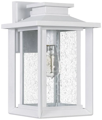 Quoizel Wakefield 14" High White Lustre Outdoor Wall Light - Picture 1 of 4