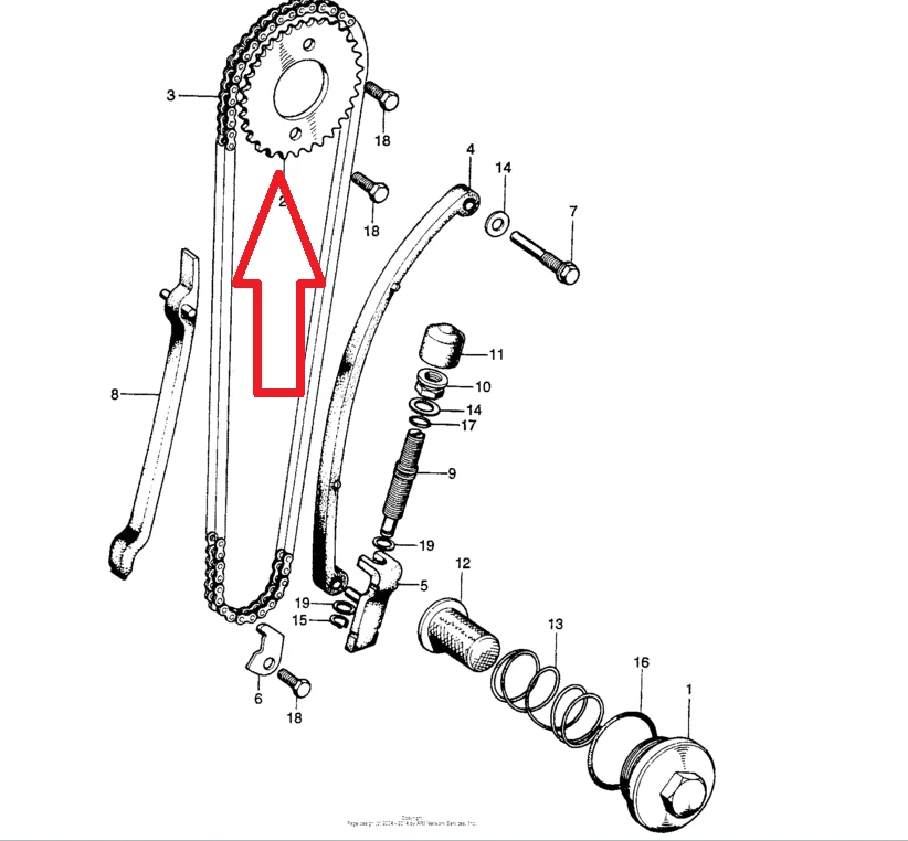 HONDA CB100 CB125 CL100 CL125 SL100 SL125 XL100 XL125 XR185 CAM SPROCKET NEW Foto 2 de 4