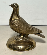 Vintage Brass  "Lenape 1947" Bird Show Trophy