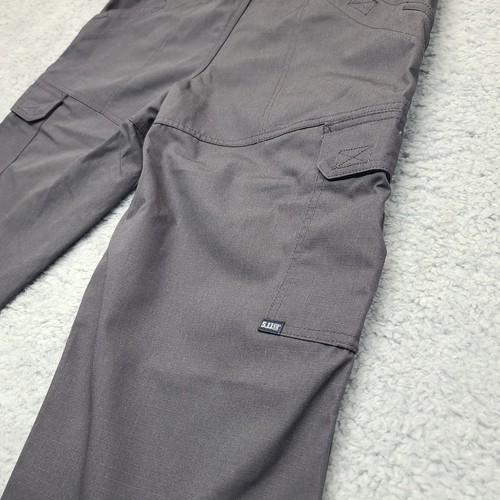 5.11 Tactical Pants Womens 8 Regular Charcoal 64360 Teflon Cargo Work Outdoor - Picture 11 of 13