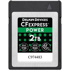 Brand New Delkin Devices 2TB POWER CFexpress Type B Memory Card - DCFX1-2TB