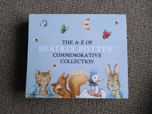 DIE A-Z VON BEATRIX POTTER GEDENKSAMMLUNG KOMPLETT 26 MEDAILLEN