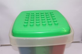 Lego Duplo Quatro 5357 Bucket - Large Chunky Bricks Compete W/Container Tub