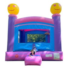 Crossover Inflatable Castle Bounce House Commercial Emoji Bouncy Jumper OPEN BOX