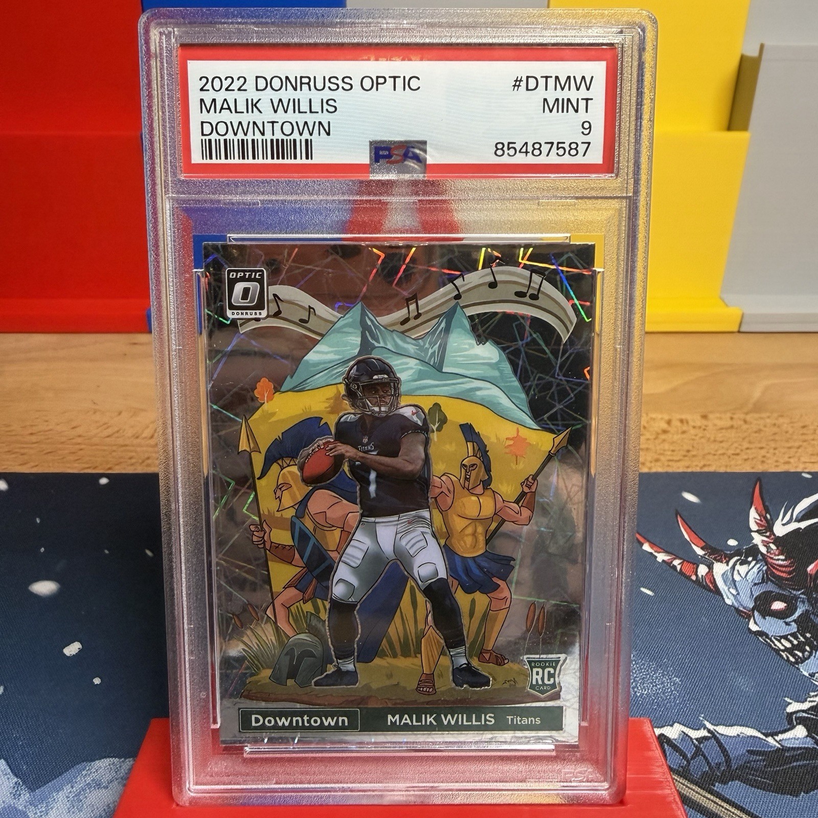2022 Panini Donruss Optic Malik Willis Downtown RC SSP Case Hit PSA 9 MINT