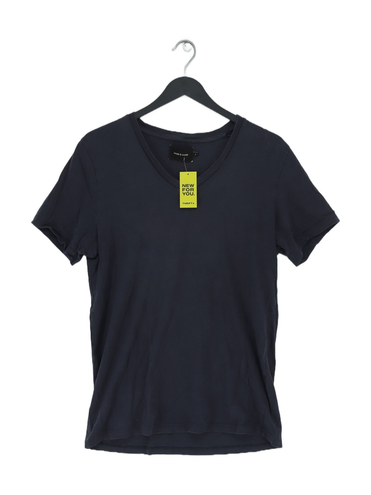 ALTRA Samsoe&samsoe T Shirt Uomo L Blu 100% Altro Basic