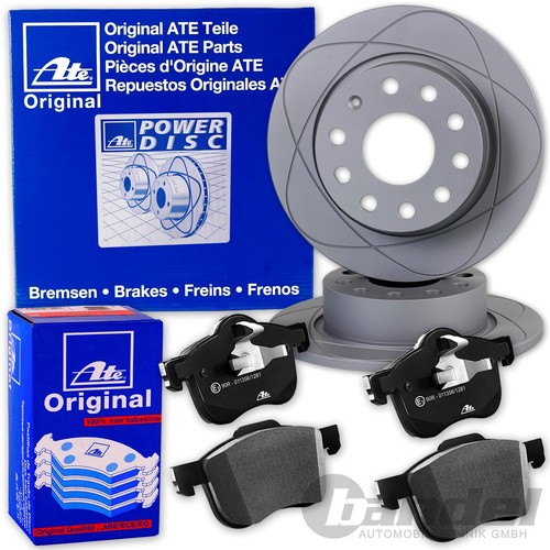 ATE PowerDisc BREMSSCHEIBEN + BELÄGE VORNE für VW POLO 86C SEAT IBIZA CORDOBA - Bild 1 von 7