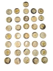 Lot Of #36 Roosevelt Silver Dimes 90% Silver  90 Grams