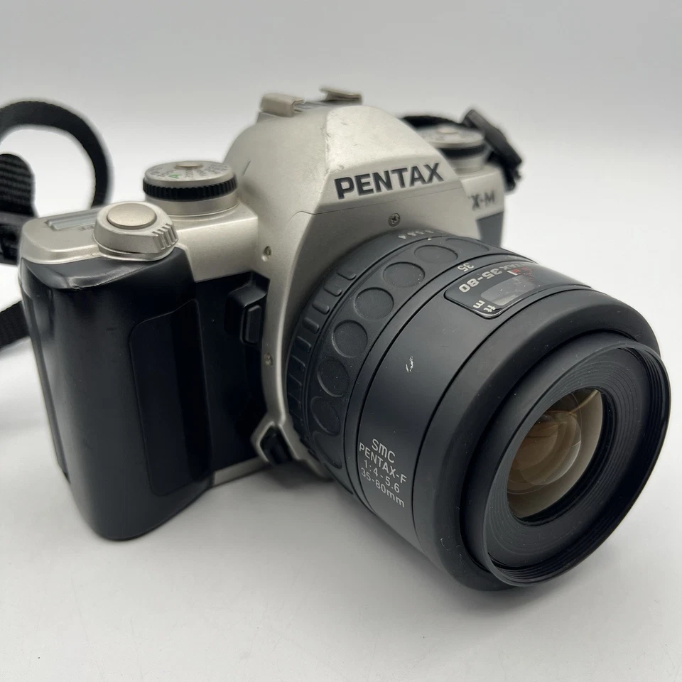 Pentax ZX-M 35mm Film Camera SMC Pentax-F 35-80mm Lens - New Batteries - Works - Image 3 of 4