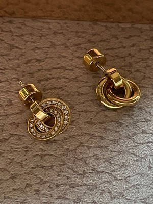 Orig. MICHAEL KORS Ohrringe Ohrstecker  MKJX3433710 BEWEGLICH Brilliance Gold