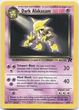 Dark Alakazam (18) Rare Team Rocket TR Psychic Unlimited 18/82 2000 HP on eBay