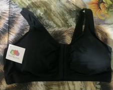 Fruit Of The Loom Comfort Cotton Blend Front Close Builtup Sports Bra 96014