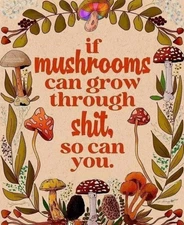 Motivational Growth Strength Sticker Labels (6) Card Gift Craft Paper DIY