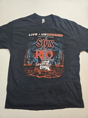REO Speedwagon Styx 2022 Tour Shirt XL Concert Loverboy 