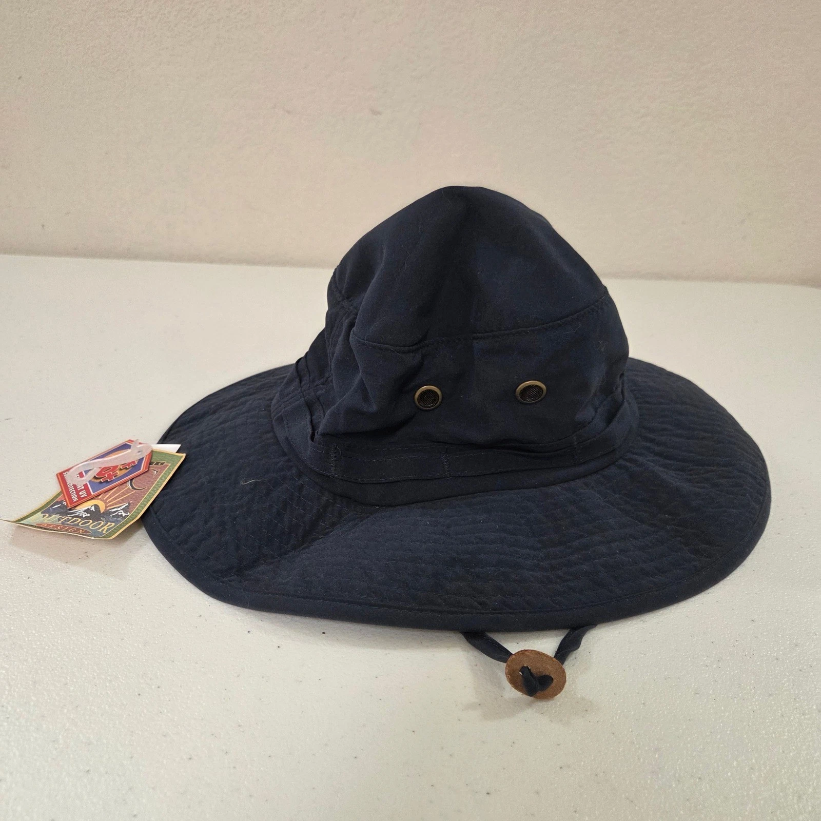 Dorfman Pacific Co DPC Outdoor Design Blue UPF 50+ Sun Hat Boonie Medium NEW