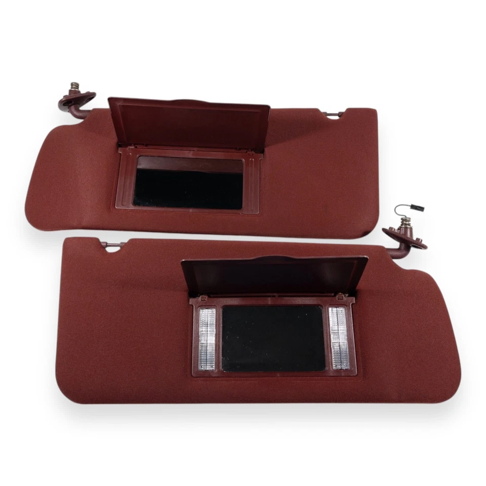 Juego de pares de parasoles rojos Chevy Caprice Classic 1991-1996 lado conductor y pasajero Foto 4 de 4