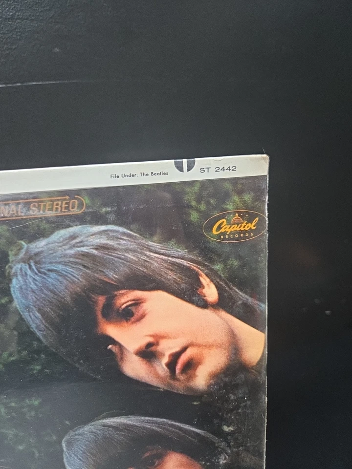 The Beatles Rubber Soul Lp Vinyl Early Stereo Press "Military Only" Hype SEALED - Image 3 of 4