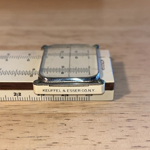 Vintage Slide Rule Keuffel & Esser K&E Mannheim N4041 w/ Orig Case New York USA - Picture 3 of 17