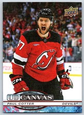 2025-26 Upper Deck UD Canvas PAUL COTTER #C-198 New Jersey Devils