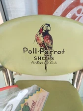 SCARCE / RARE  1950s  Poll Parrot Shoes Juvenile Store Fitting Chair , Original
