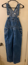 Vintage JORDACHE Denim Blue Jean Bib Overalls Ladies Size M 7/9 29x30 VGC