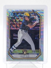 BRADY EBEL 2026 BOWMAN CHROME WAVE REFRACTOR /350 #BCP-142 BREWERS Q4060