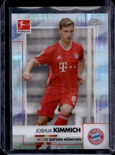 2020 Topps Chrome Bundesliga Joshua Kimmich Prism Refractor #/199 Bayern Munchen