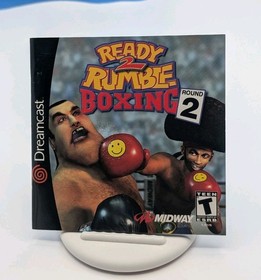 Ready 2 Rumble Boxing: Round 2 (Sega Dreamcast, 2000) Complete With Manual