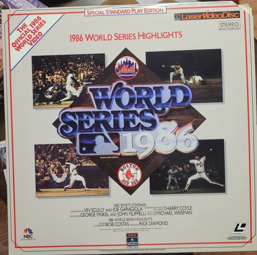 1986 World Series Highlights:Mets And Boston RedSox (Laserdisc) - Picture 1 of 2