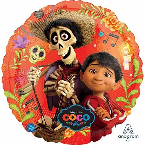 Disney COCO 18" Fiesta de Cumpleaños Favor (4ct) Mylar Lámina Globos Suministros de Fiesta Foto 2 de 2