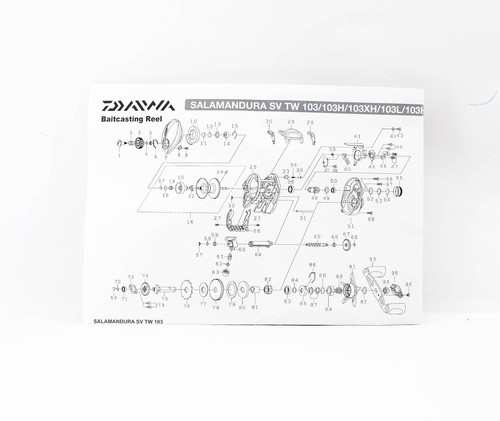 Daiwa Reel Baitcast 21 Salamandura SV TW 103HL Left Hand (4284) - Picture 5 of 6