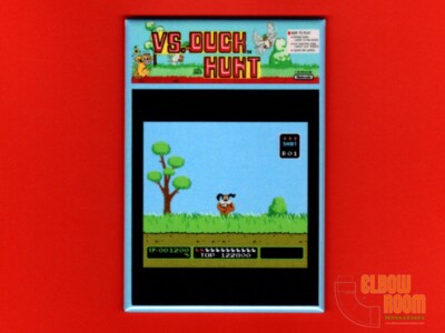 Vs. Duck Hunt marquee/bezel 2x3'' fridge/locker magnet arcade Nintendo