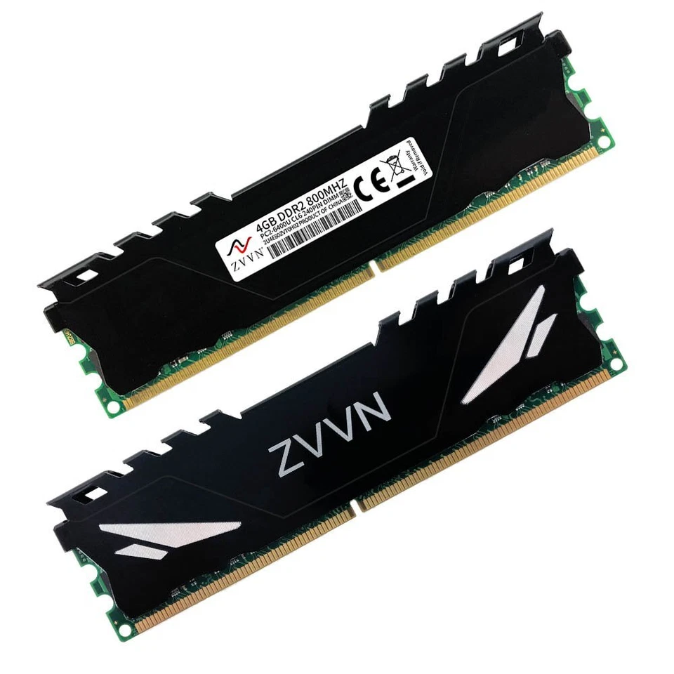 8GB 2x 4G 800MHz DDR2 PC2-6400 240Pin DIMM Desktop Memory F2-6400CL6D-8GBMQ ZVVN - Image 4 of 4