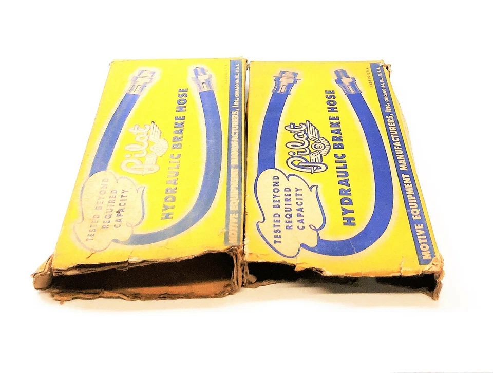 Manguera de freno hidráulica Pilot 6928 [Lote de 2] de colección NOS Foto 3 de 3