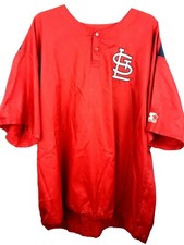 Mark McGwire Cardinals Auto Signed Game Used Worn Batting Pract Jacket LOA & COA