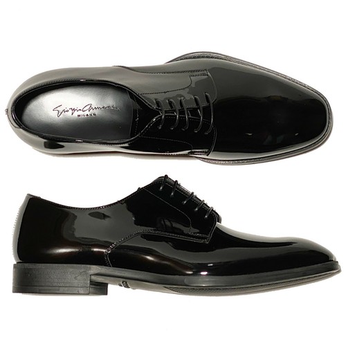 NEW Giorgio Armani ITALY Patent Leather 