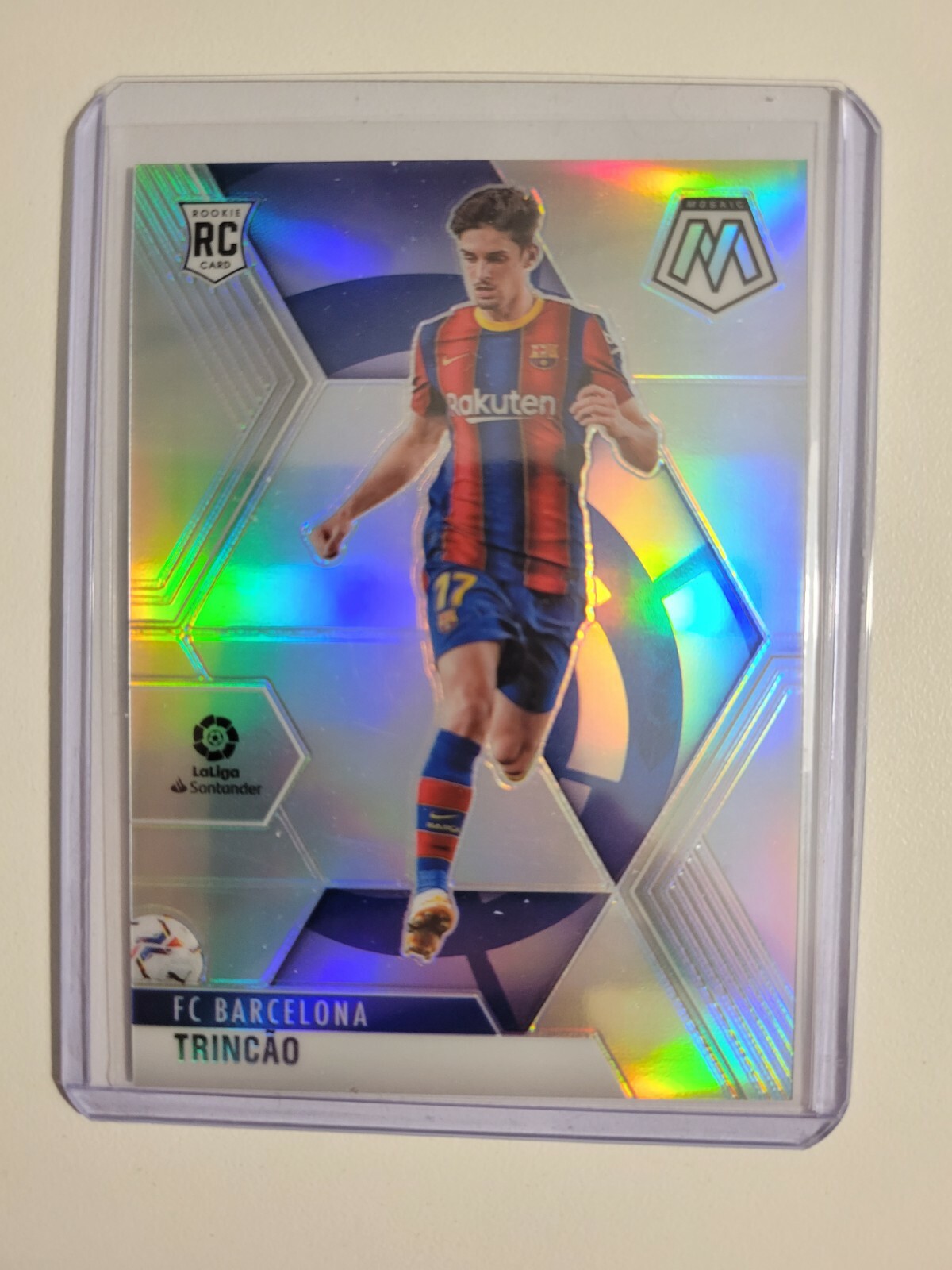 Trincao 2020-21 Mosaic La Liga Silver Holo Prizm Rookie RC - Barcelona