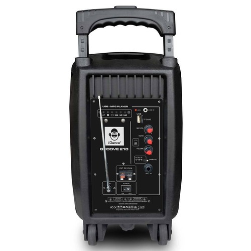 idance audio groove 210 portable bluetooth party speaker