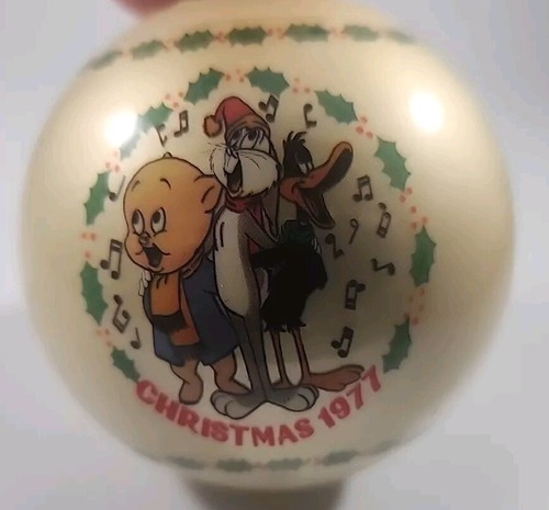 1977 Looney Tunes First Limited Edition Christmas Ornament Glass Ball w/ Box - Picture 9 of 11