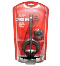 Labtec Desk Mic 524 Pc Desktop Computer Microphone Voice Video Chat Gaming