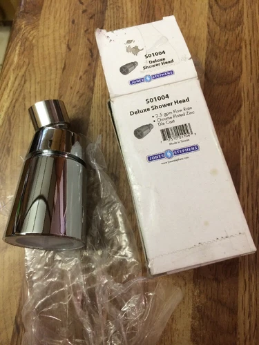 Chrome Plated Deluxe Shower Head,PartNo S01004 JonesStephens - Picture 1 of 4