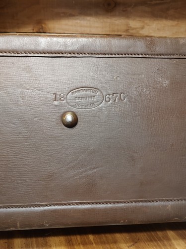 Genuine Cowhide Doctors Medical Bag 13 X 19 X 10 Brown - Picture 10 of 17