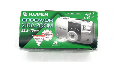 Fujifilm Endeavor 210ix Zoom APS Point & Shoot Film Camera New w/Film and Case