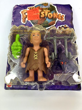 The Flintstones Movie Lawn Mowin' Barney Figure Mattel 1993 Rick Moranis NOS
