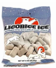 Fresh Gustaf's Peppermint Licorice Ice 4 Oz Bag - Made in Netherlands
