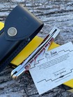 BUCK 110 **B. YELLOWHORSE CUSTOM I. CHIEF PEARL & RED GOLD QUARTZ FOLDING HUNTER — photo 10