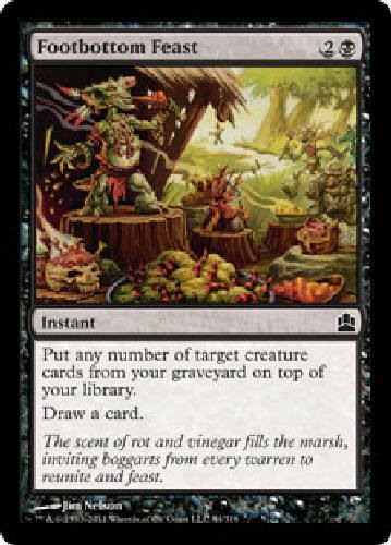 FOOTBOTTOM FEAST Commander MTG Magic the Gathering Cards DJMagic - Picture 1 of 1